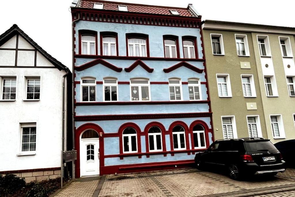 Apartment Fuer Bis Zu 7 Personen Mit Balkon Halberstadt Buitenkant foto